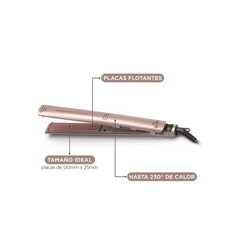 Alisador Plancha De Pelo 220°C 46W Elegance Keration ST-2