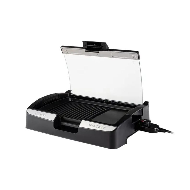 Parrilla Electrica Tapa De Vidrio 1800W 225°C TH-224 Thomas-0