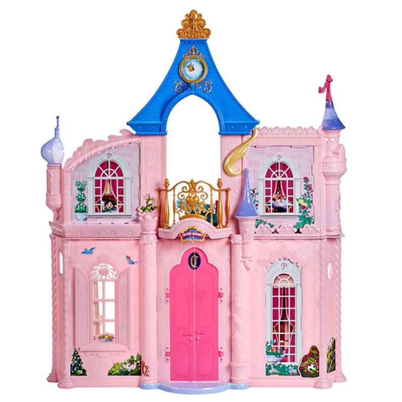 Juguete Casa Castillo De Pincesas 16 Accesorios Rosado-1