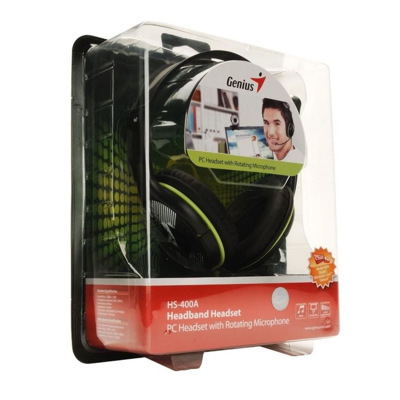 Audifono Headset Microfono Multimedia 2 Jack 3.5 Genius-2