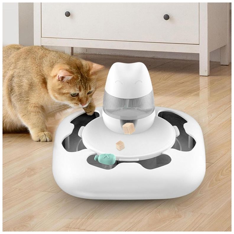 Juguete Interactivo Gatos Dispensador De Golosinas Mascotas-4
