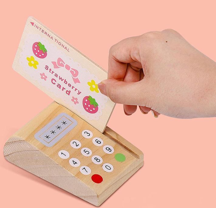  Caja registradora de madera didáctico montessori W10A132-6