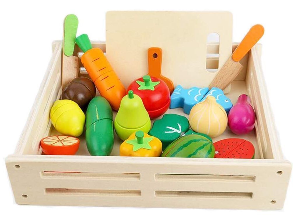  Frutas de madera didáctidas con iman W10B224-0