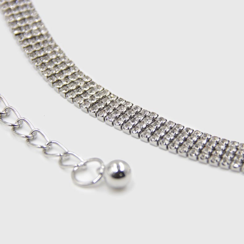 Cinturón de cadena strass mujer 0094-1