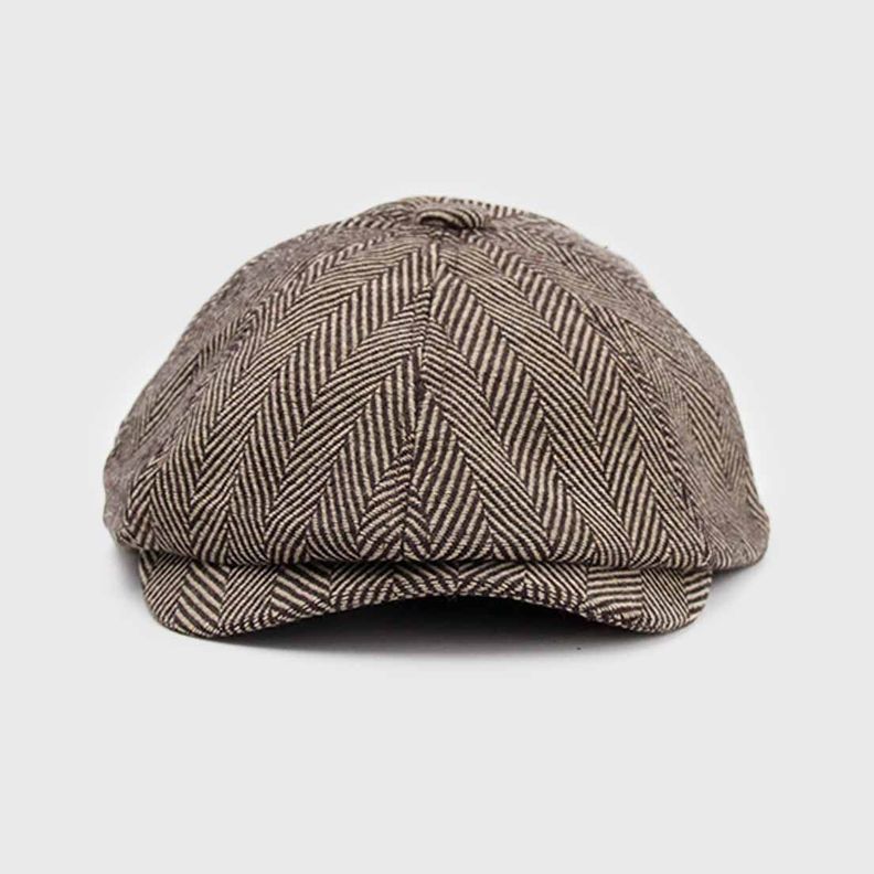 Boina hombre hattera estampado raya 007-0