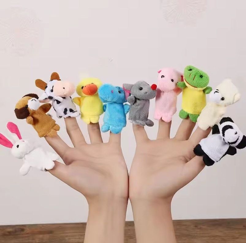 Títeres infantil para dedos 10 unidades animales 00164-2