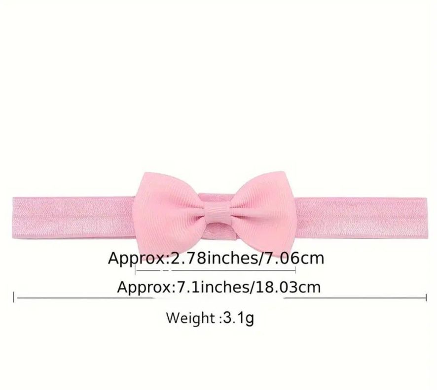 Cintillo diadema con lazo para bebe multicolor 00156-2