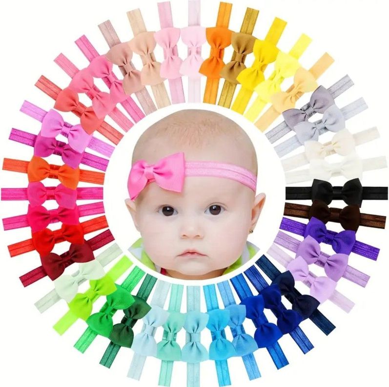 Cintillo diadema con lazo para bebe multicolor 00156-0