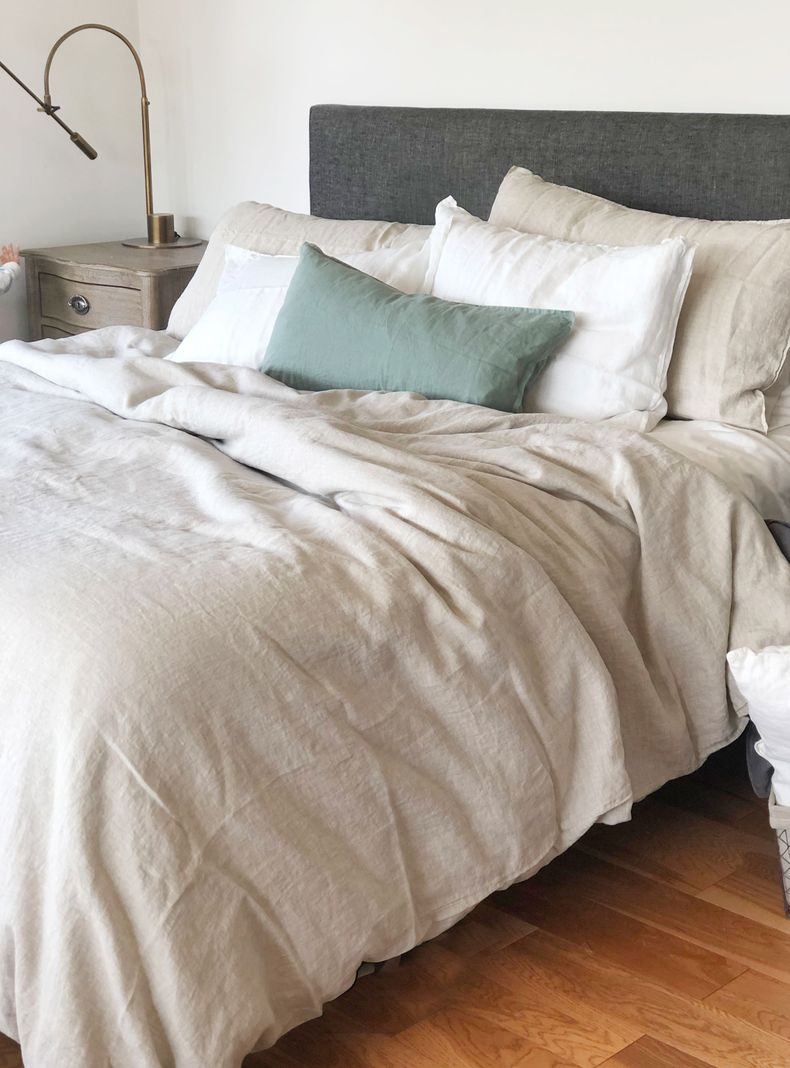 Funda de Almohada Lino - Standard 50x70 cms - Blanco Antic- Naturalino-2
