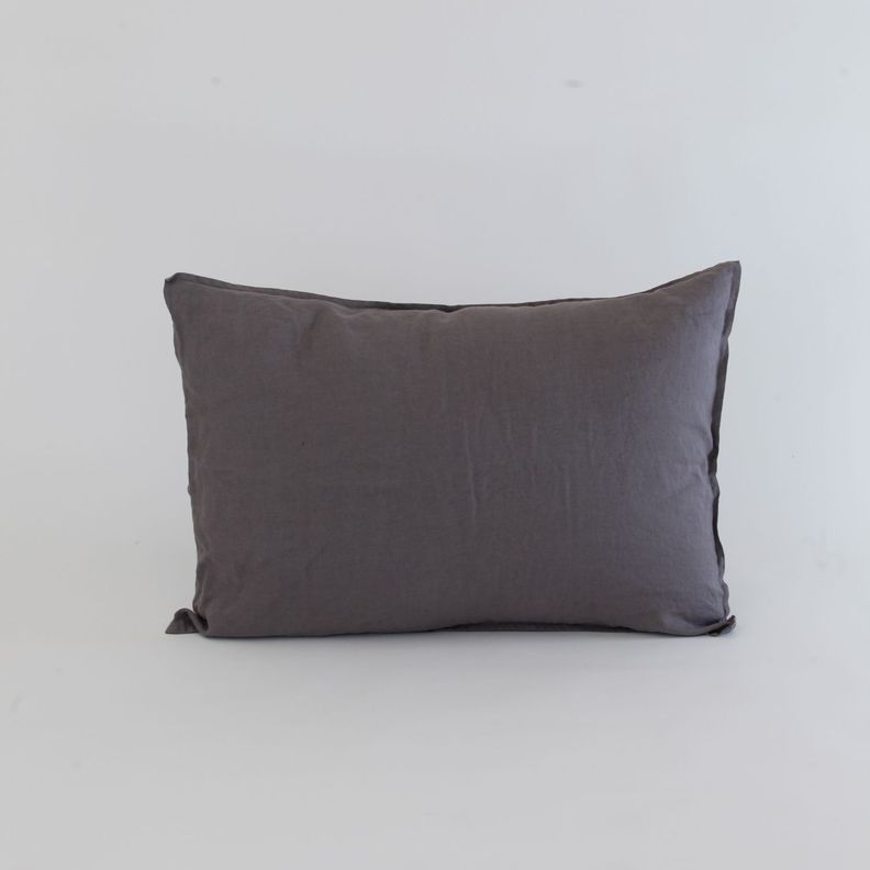 Funda de Almohada 50x70 Gris oscuro