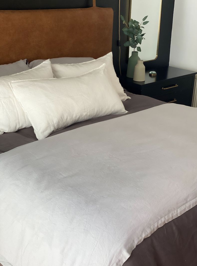 Piecera Lino Maxi - 245x100 cms - Gris Claro - Naturalino-1