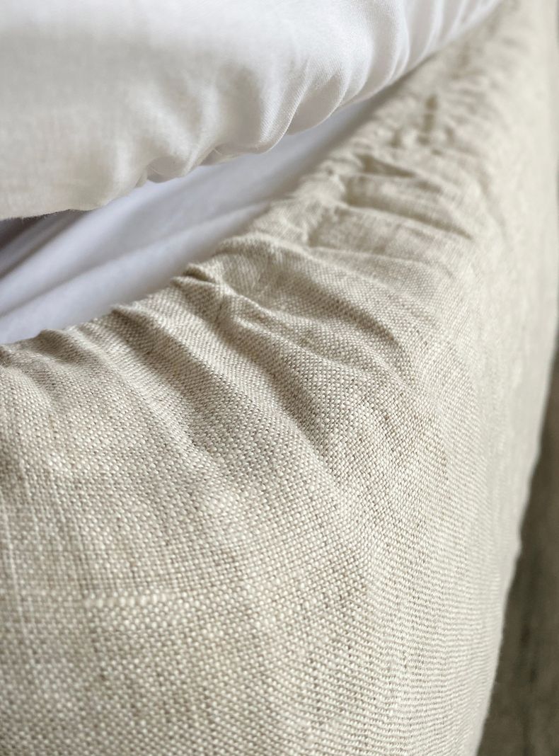 Cubre Box Spring o Faldon 1,5 Plazas Beige-1