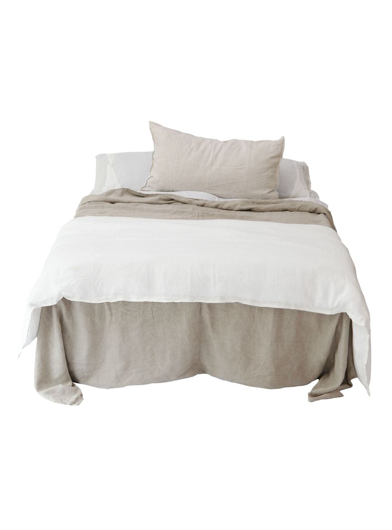 Piecera Lino Maxi - 245x100 cms - Blanco - Naturalino-0