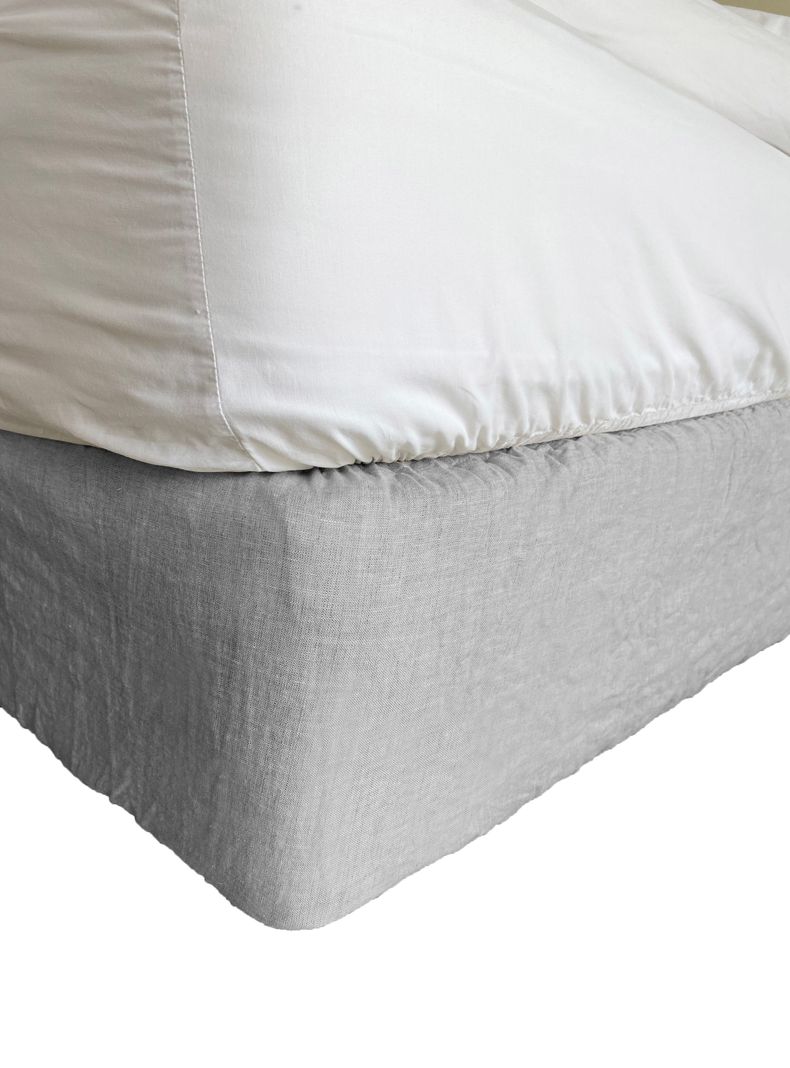 Cubre Box Spring o Faldon King Gris Claro-0