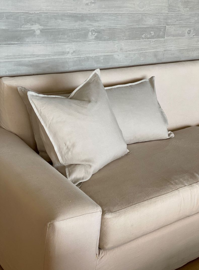 Cojín Naturalino Lino 55x55 San Pedro Beige Claro-1