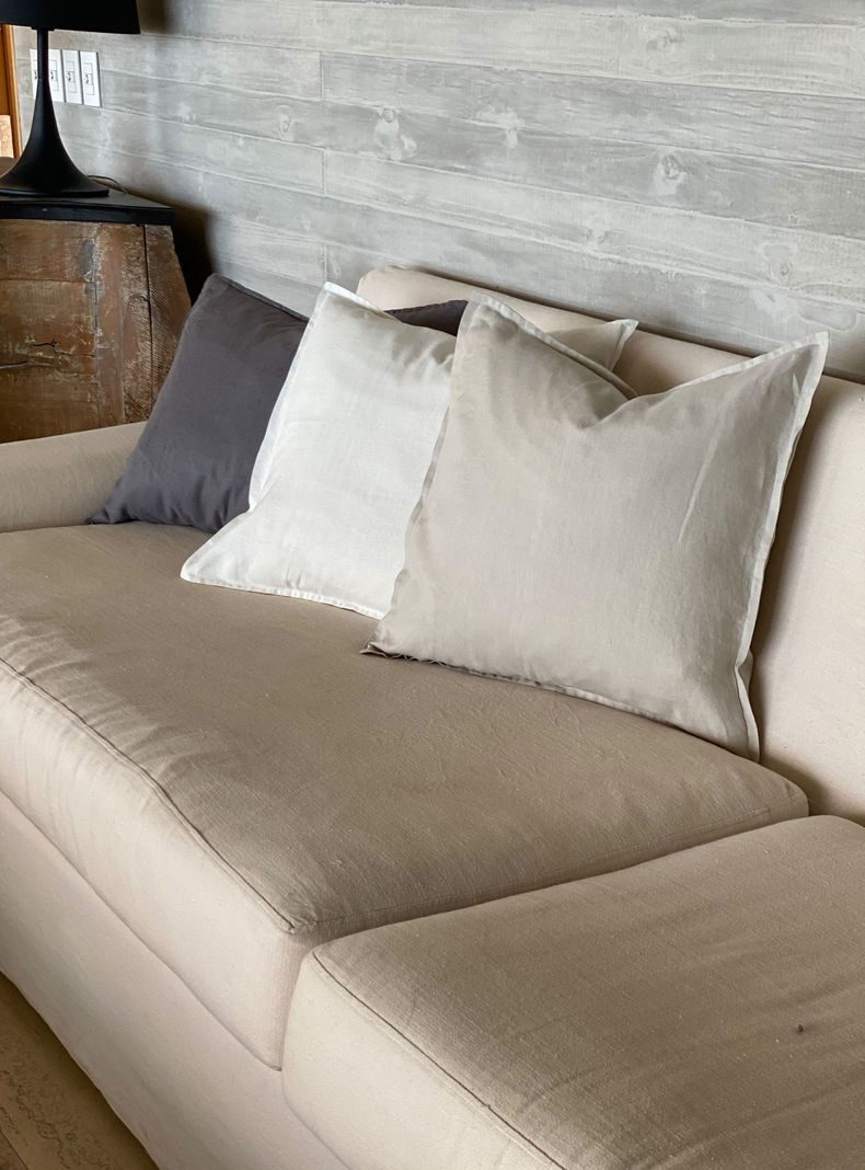 Cojín Naturalino Lino 55x55 San Pedro Beige Claro-2