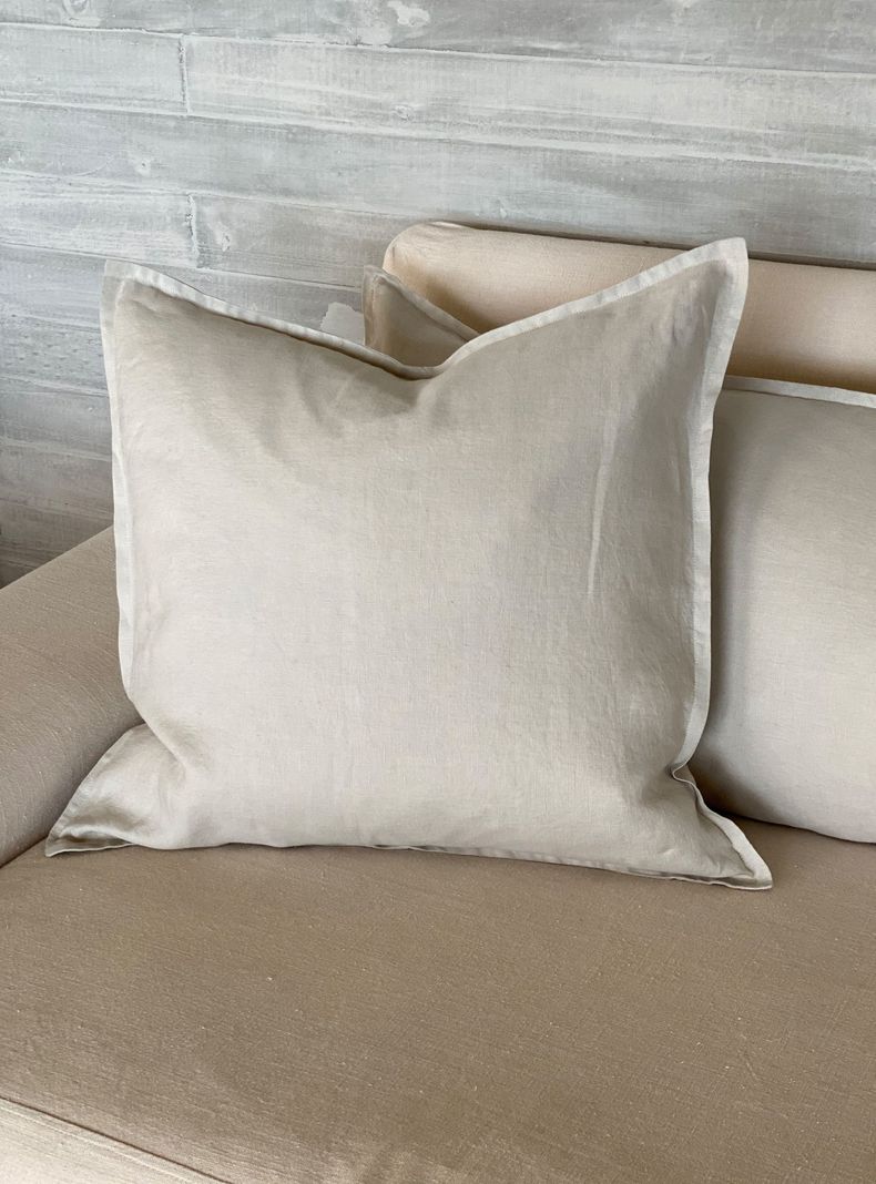 Cojín Naturalino Lino 55x55 San Pedro Beige Claro-3
