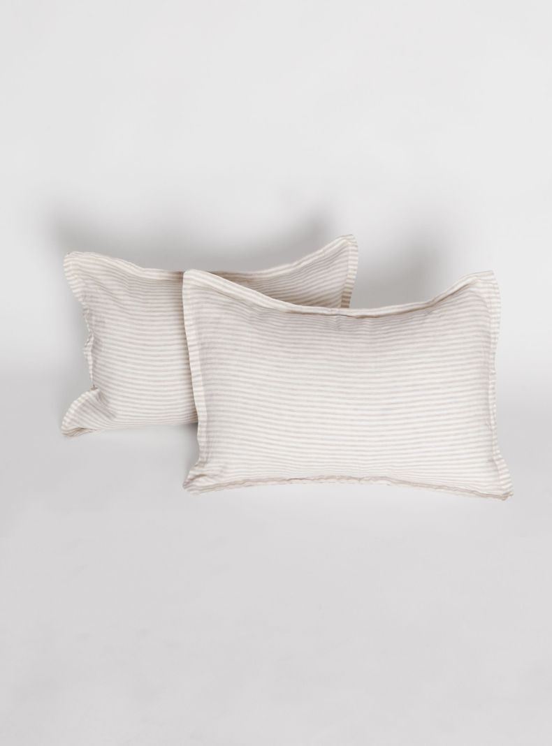 Cojín Andes Lino beige Lineas-2