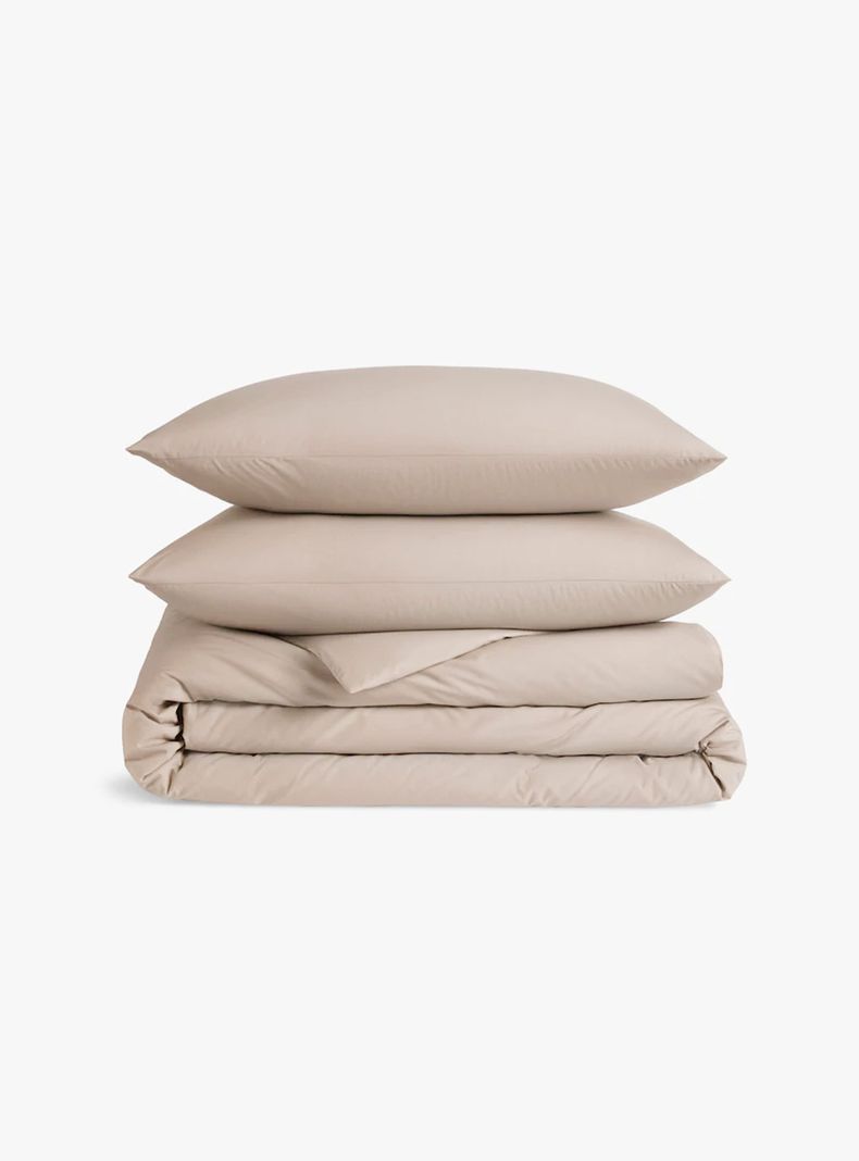 Funda de Plumón Algodón Percal Beige King-4