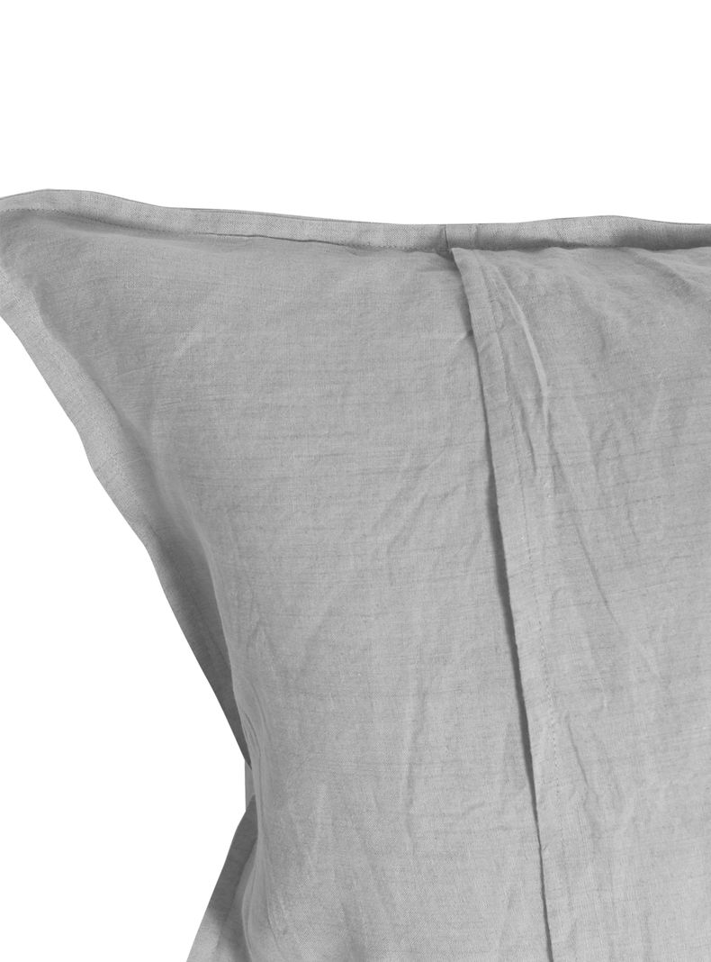 Funda de Almohada Lino - King 50x90 cms - Gris Claro - Naturalino-2