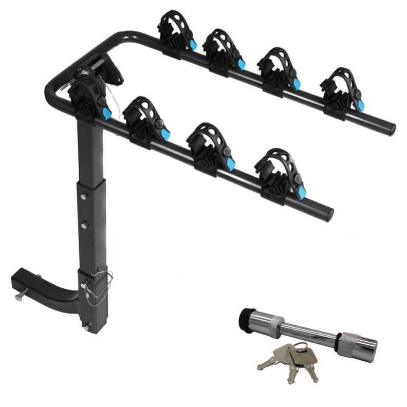 Porta Bicicletas Enganche Americano pasador antirobo-0