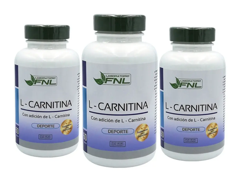 Pack 3 L- Carnitina Fnl 180 Capsulas 3x60 Caps-0