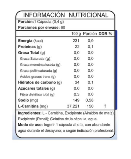Pack 3 L- Carnitina Fnl 180 Capsulas 3x60 Caps-1