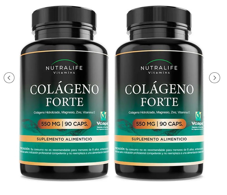 Pack Colageno Forte Lf + Magnesio + Zinc + Vitam E 180 Caps 2x90-0
