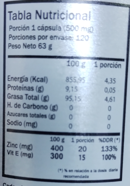 PEPA de CALABAZA + ZINC + Vit E Gm 2 Fcos 2x120 Caps.Vejiga / Prostata-1