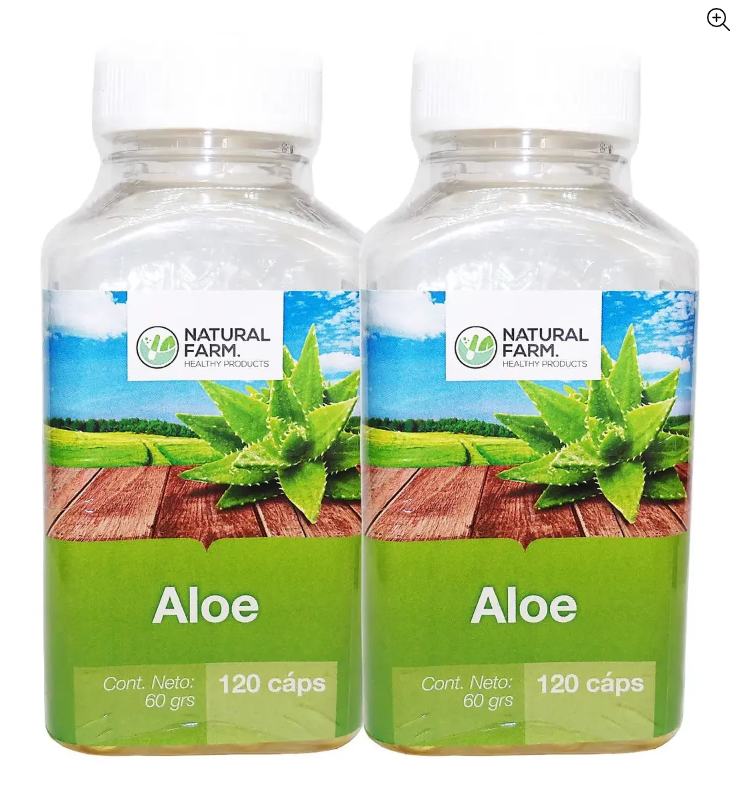 Aloe Vera Nf 2 Frascos 240 Capsulas Blandas 2x120 Caps-0