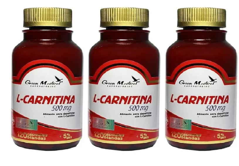 L Carnitina Pura Gm 3 Frascos 3x90 270 Capsulas-0