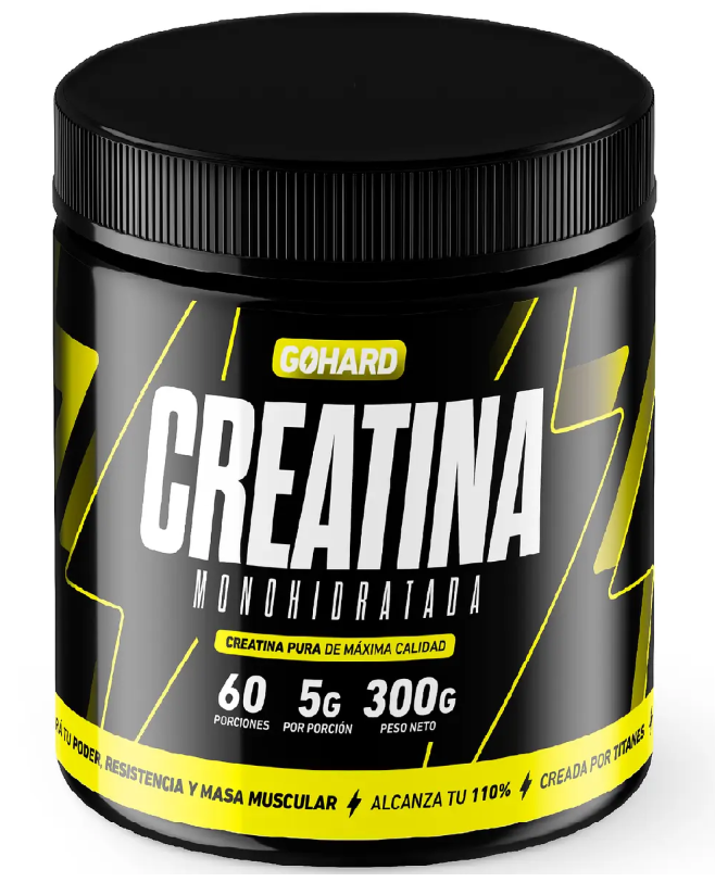 Creatina Monohidratada Gohard 300 Gr 60 Servicios-0