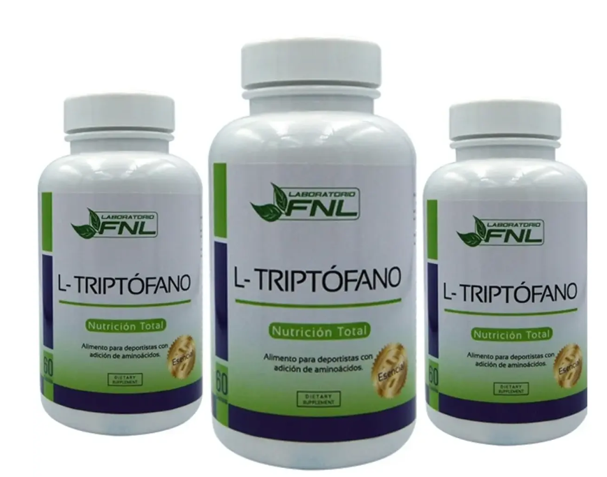 L- Triptofano Fnl 3 Frascos 270 Capsulas 3x90-0