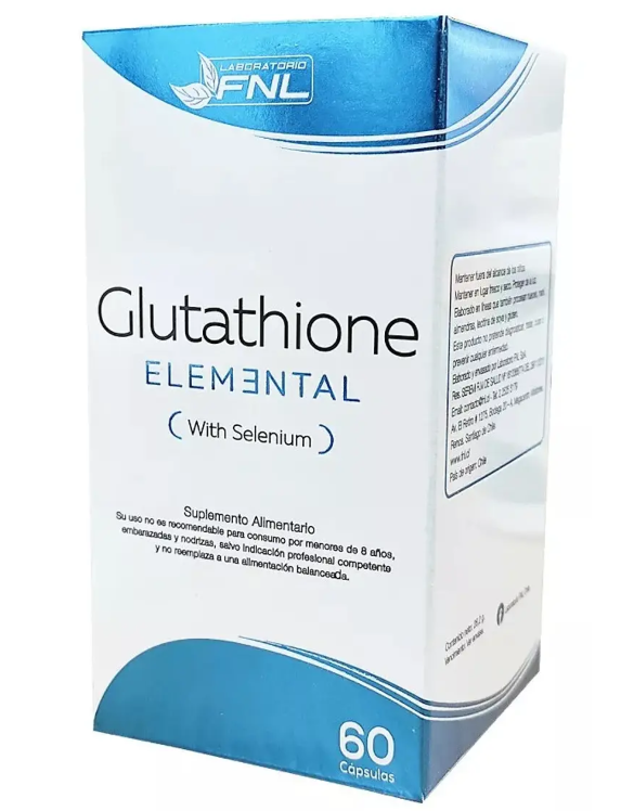 Glutathione / Glutation Elemental Fnl 1 Frasco 60 Caps C/ Selenio-0