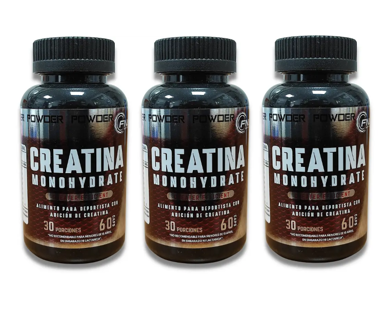 Creatina Monohidratada Fnl 180 Capsulas 3x60 Caps-0