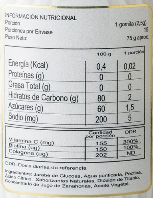 Gummies Woman Beauty Biotina + Colageno + Vit C Gm 1 Frasco-1