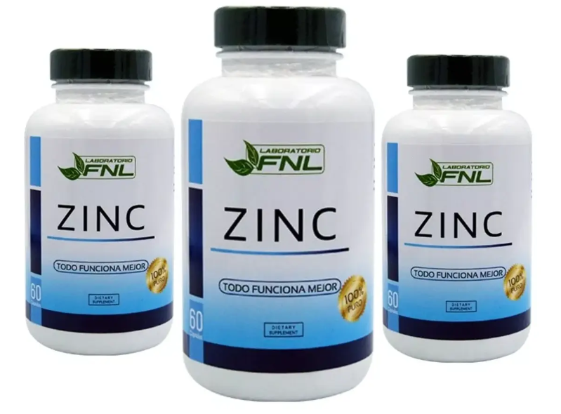 Zinc Fnl 3 Frascos 180 Capsulas 3x60 Caps-0