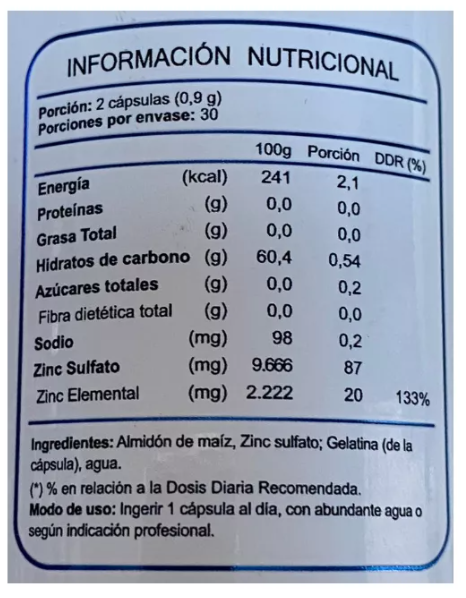 Zinc Fnl 3 Frascos 180 Capsulas 3x60 Caps-1