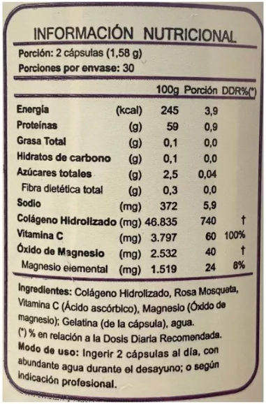ARTRIFORT : Magnesio + Colageno + Rosa Mosqueta + Vit C Fnl 3x60 Caps-2