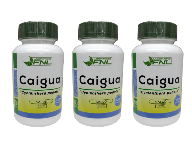Caigua Fnl 3 Frascos 180 Capsulas 3x60 Caps. Reductor Peso-0