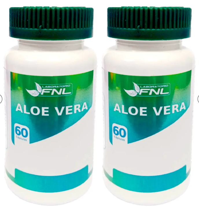 Áloe Vera Fnl 2 Frascos 2 Meses 120 Capsulas-0