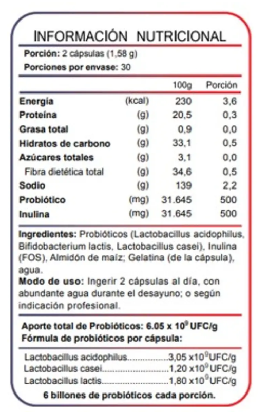 Probiotico Fnl 120 Capsulas 2x60 Caps-1