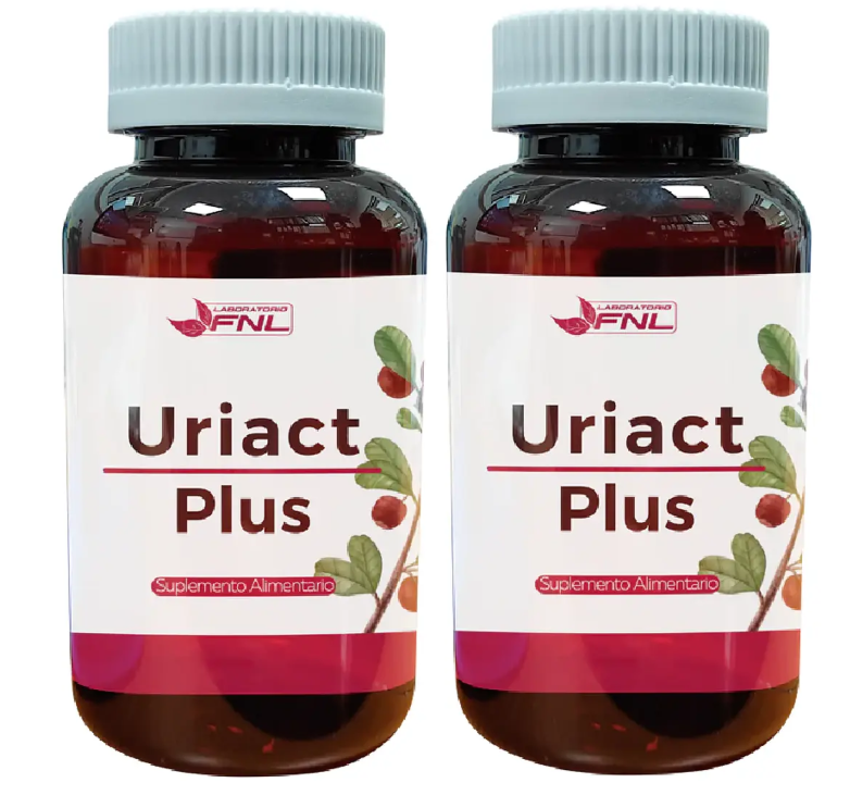 Uriact Plus Fnl 2 Frascos 180 Capsulas 2x90 Caps. Sist Urinario-0