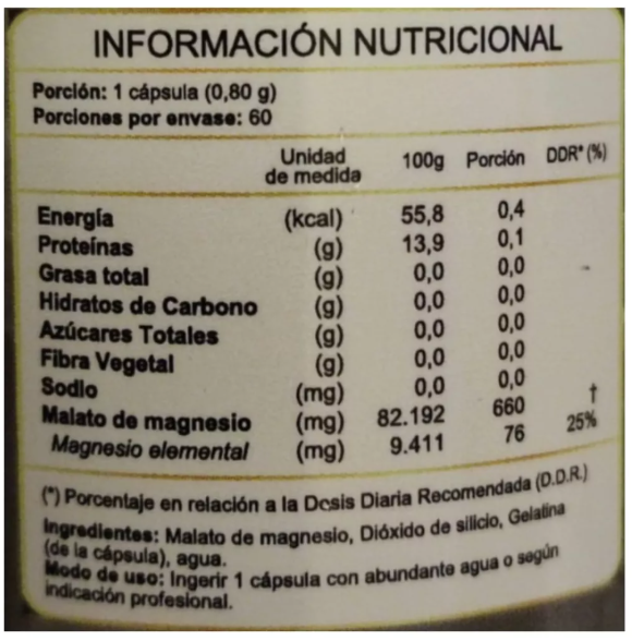 Malato : Magnesio + Acido Malico Fnl 2 Frascos 2x60 Caps. Fibromialgia-1