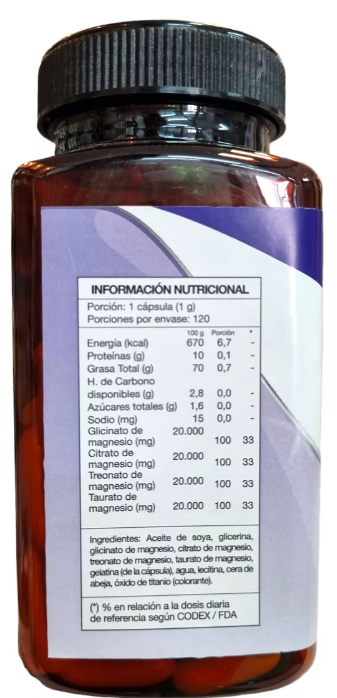 Tetra Magnesio Nf 2 Frascos 240 Caps 2x120. Blandas-2