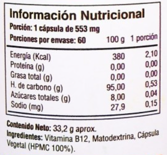 Vitamina B12 Fv 180 Capsulas Vegetales 3 Frascos 3x60 Caps-1