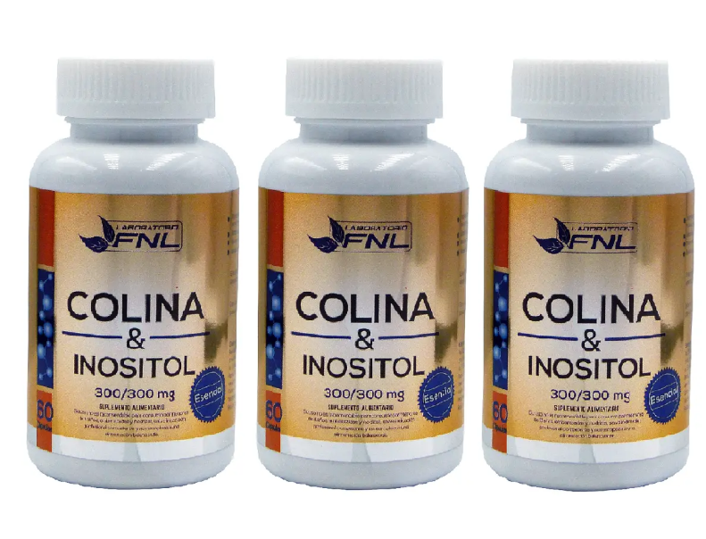 Colina + Inositol Fnl 3 Frascos 3x60 Capsulas-0