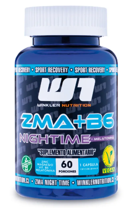 Zma Magnesio + Zinc + B6 ++ 60 Caps Nuevo. Winkler-0