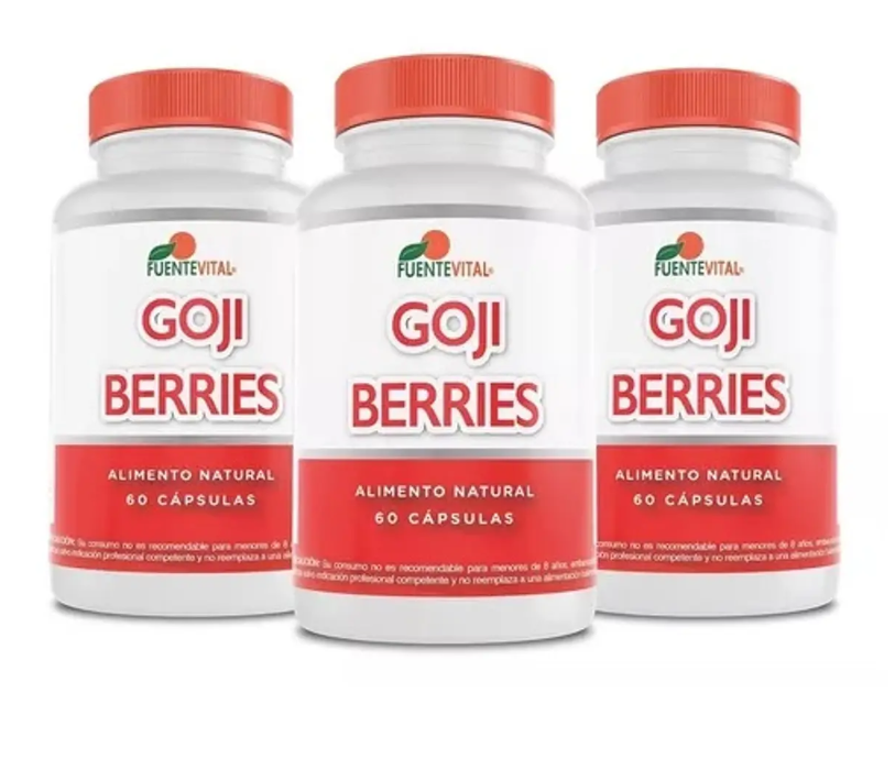 Goji Berry Fv 3x60 Capsulas 3 Frascos. Reductor-0