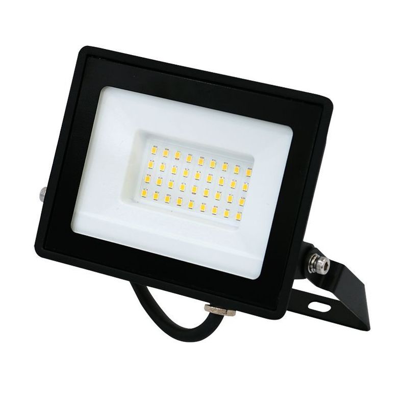 PROYECTOR LED ECOTHIN 20W 6000K FRIO CERTIFICADO Negro Mate